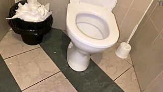 Suggestive compilation of close-up pissing in public toilets with tight pussies