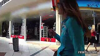 Stunning Czech chick feels intense seduction in hypermarket leading to POV shagging