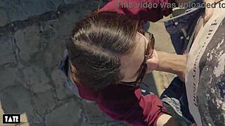 Amateur Whore Screams for Cock Outdoors!