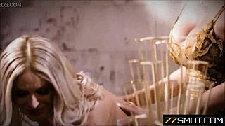 the boss and employee engage in lesbian sex at the office