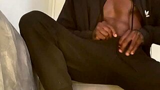 STEPson SOLO MASTURBATING!