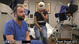 Freshman Taylor Ortega Gets Mandatory Hitachi Orgasm From Doctor In Tampa!