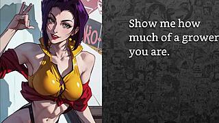 faygrey caught by bounty huntress faye valentine