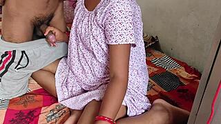 Servant Fucks Mistress While Pressing Her Feet In Rough Homemade Scene