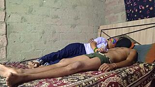 Beautiful Indian Desi Step Brother In Law With Small Cock Fucks Sexy Sister In Law With Big Ass In Dorm Bedroom For First Time