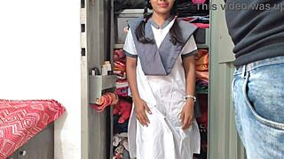 Indian college couple's passionate fucking in homemade video with clear Hindi voices and amateur teens.