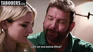 Just look at that nice pink hole of yours, blonde teen.