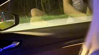 Did you see me fuck that busty blonde in the car and cum on her face?