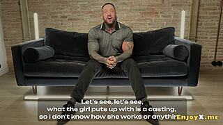 Tatted dark haired girl licks ass and pussy in cowgirl position