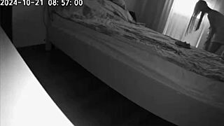 wife installed hidden camera filming husband's cheating with housekeeper real video