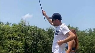 PESCANDO usando SHORTS curtinho