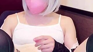 i watch masked beauty masturbate in crossdressing