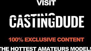 Petite latina teases and tries deepthroat on big cock during yoga, getting sloppy and wet before riding