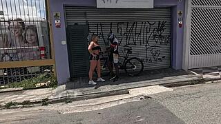found hot blonde on street took to apartment fucked tight pussy and ass hard