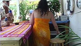 Dixie Squirts At Trailer Park Pool Bar Gangbang