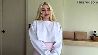 College girl classmate offers sex and cum close up