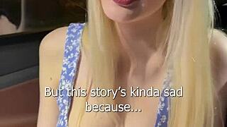 Did you see me fuck that busty blonde in the car and cum on her face?