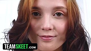 I watch massive bbc smother slender teen with kissing and ball licking