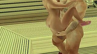 Security cam reveals heyward fucking cheerleader in sauna