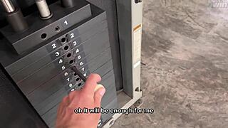 Fresh meat at the gym! Gotta fuck that bubble butt!