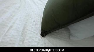 Lil Stepdaughter Receives Sex Education for Virgin Teen Pussy