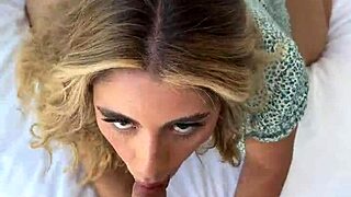 Beautiful pornstar in lingerie sucks huge balloon tits