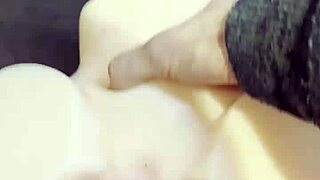 fucking my tattooed sex doll with huge cock while watching porn ends in cum load