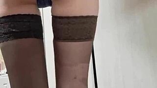 teen elza kom dominates with farting and panty sniffing in bdsm scene