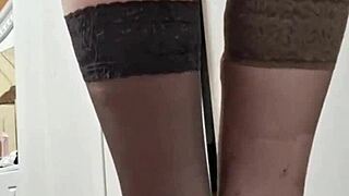 teen elza kom dominates with farting and panty sniffing in bdsm scene