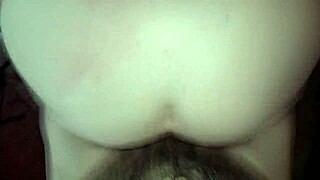 My Argentine blonde stepsister poses doggy style for monster cock fucking!