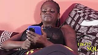 horny ebony gets fucked by delivery boy