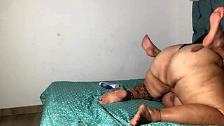 The perverted Colombian MILF stepmom gets fucked missionary with big cock