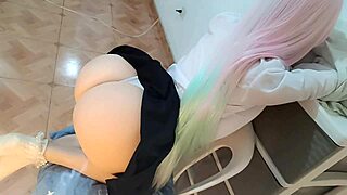 Big Ass College Girl Fucked In Doggy Pov Cosplay With Small Waist Thong Dress