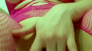 Cute Girl In Lingerie Fingers Her Hairy Pussy Solo.