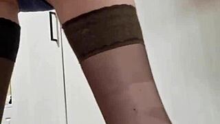 teen elza kom dominates with farting and panty sniffing in bdsm scene