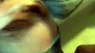 blindfolded milf gets sloppy blowjob humiliation from neighbor