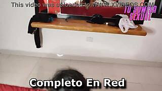 Big Tits Stepdaughter Gets Belt Spanks For Whore Behavior.