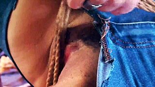 Horny 19 Year Old Brunette Gets Creampie in Shaved Pussy