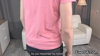 Skint Boyfriend Allows Nasty Mate To Bang His Girlfriend For Cash