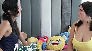 Sharing Dick With My Friend In Lingerie – Guess What Happens?