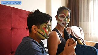 Saheb Ji Takes Advantage of Poor Mamta's Compulsion with Rough Sex