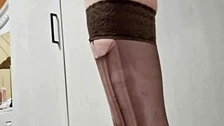 teen elza kom dominates with farting and panty sniffing in bdsm scene