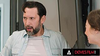 devils film teen chloe surreal licked fingered and pounded by friend's dad in taboo romp