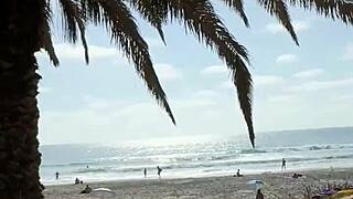 Actor Alexey Panin Sugarnadya and Busty Girlfriend's Wild Adventure to San Diego Nudist Beach With Flashing and Outdoor Fun