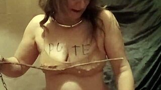 hey, check out this french slave's wild self-session with pins and masturbation outdoors 😈🔥