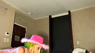 Petite ebony slut TAKES BBC for throat and pussy STRETCHING with creampie