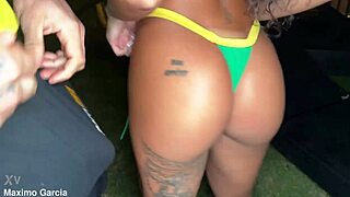 Perfect Ass Brazilian Teen 18+ in Amazing Interracial Sex with Big Cock