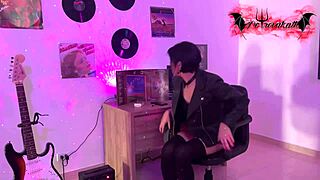 Nana Cosplay Deep Throats And Rides Very Thick Cock In Humiliation Scene