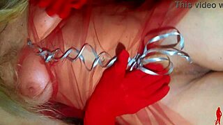 A Merry Christmas Sexy Mature Lady Curves Natural Tits Delicious Big Ass Tasty Wet Hairy Pussy. Horny Latina Blonde Masturbates.