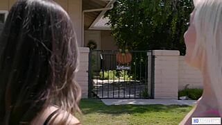the mysterious milf neighbor is lesbian with gianna gem and mckenzie lee